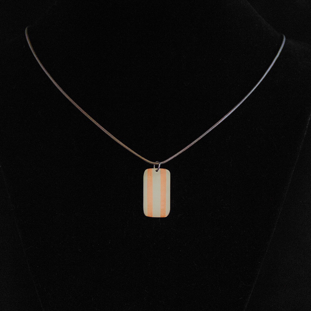 Striped Pattern Pendant