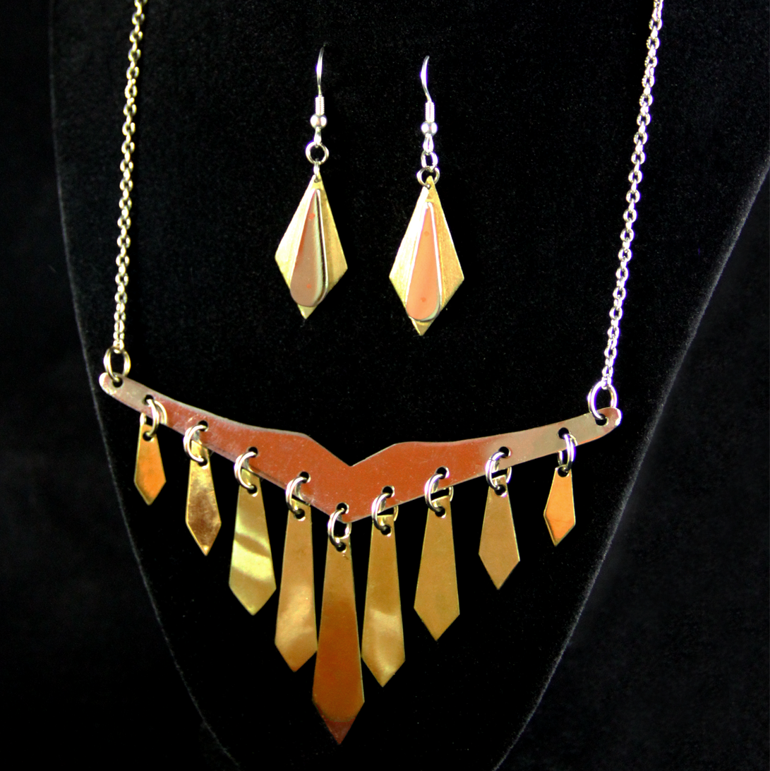 Chandelier Necklace & Chandelier Earrings